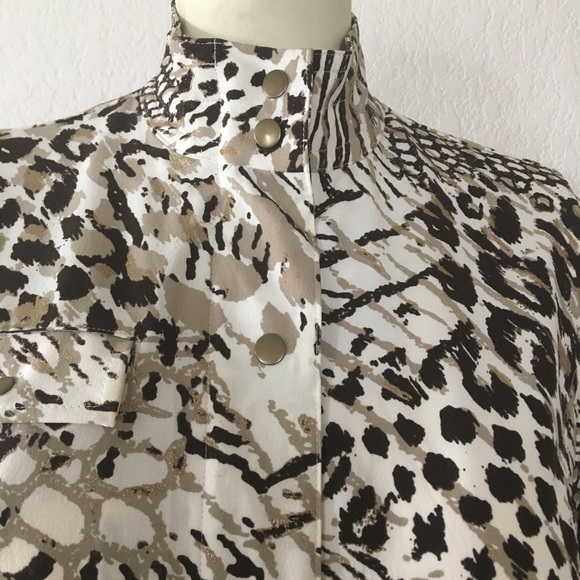 Chico’s Zenergy Tribal Print Blazer Sz M - Picture 2 of 16